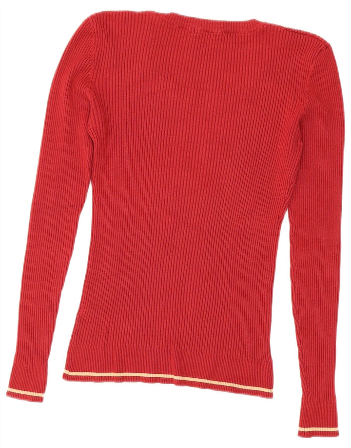 Colmar Pull col bateau pour femme UK 12 Rouge moyen