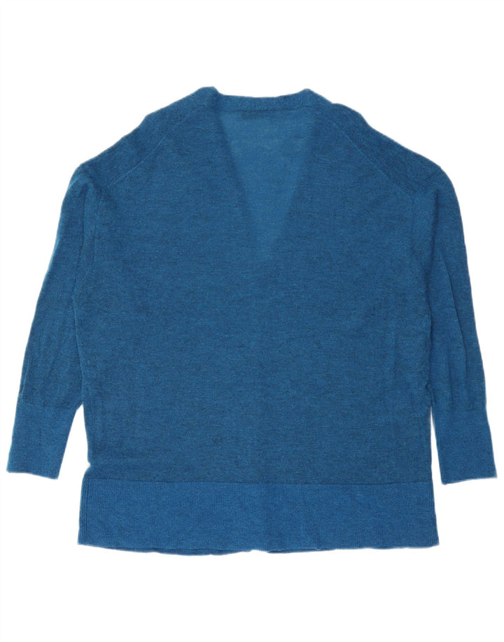Zara Cardigan surdimensionné pour femme UK 10 Petit Bleu