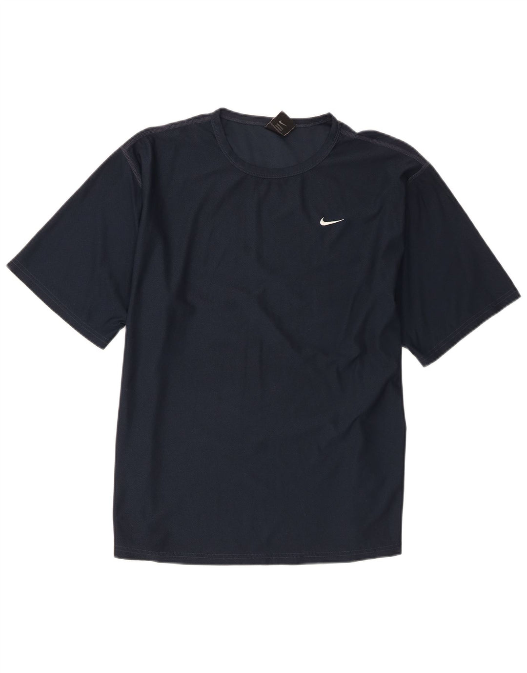 Nike T-shirt pour homme UK 42/44 Large Bleu marine Polyester