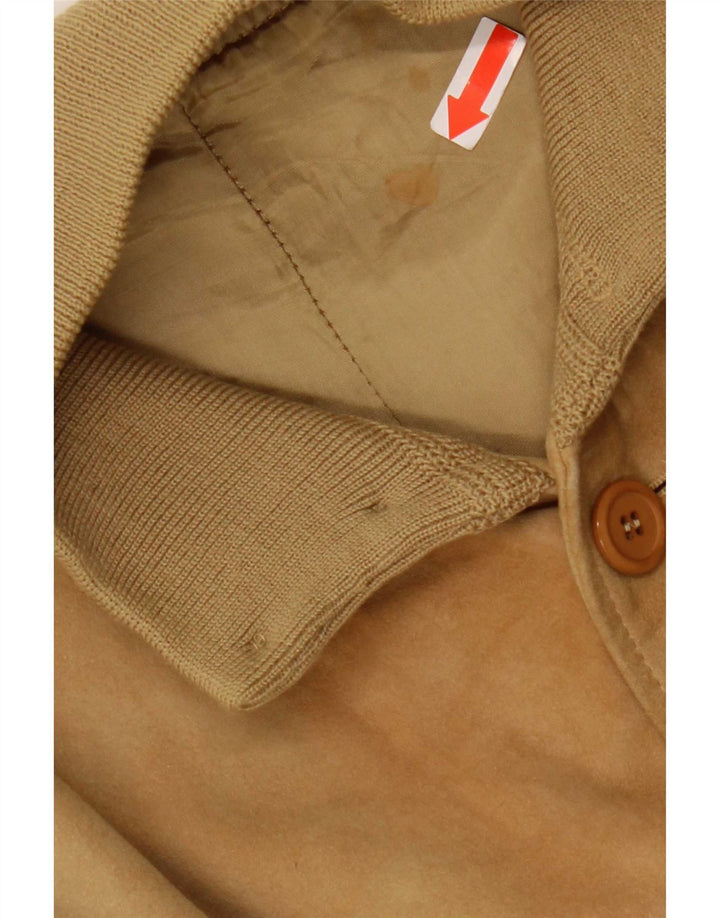 Vintage Veste en daim pour homme IT 56 3XL Beige