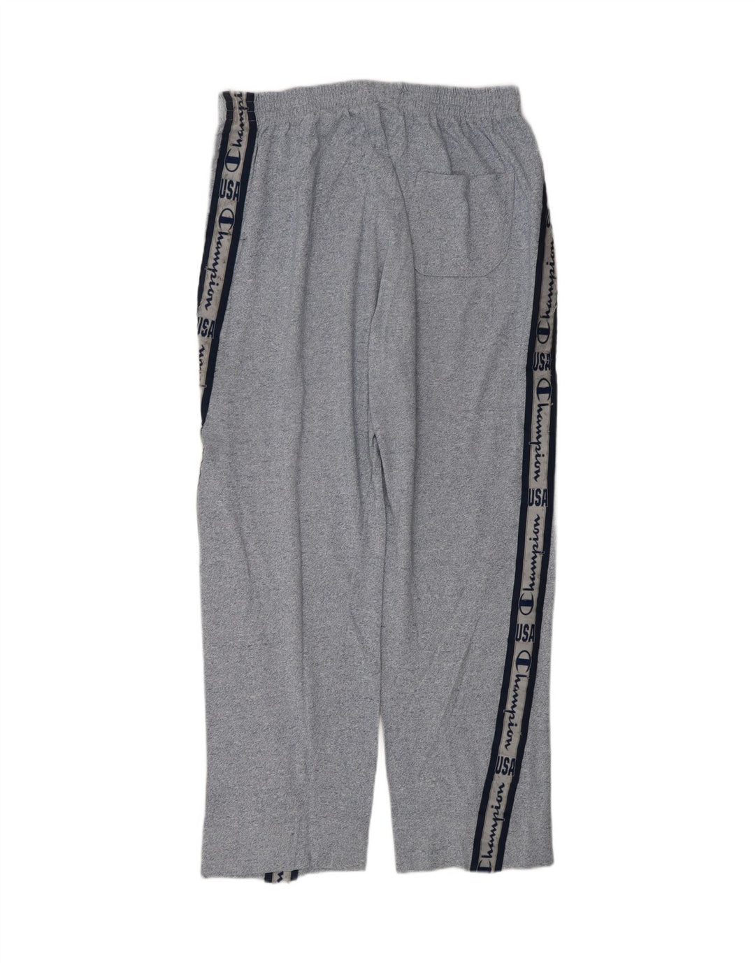 CHAMPION Mens Graphic Tracksuit Trousers Medium  Blue Flecked