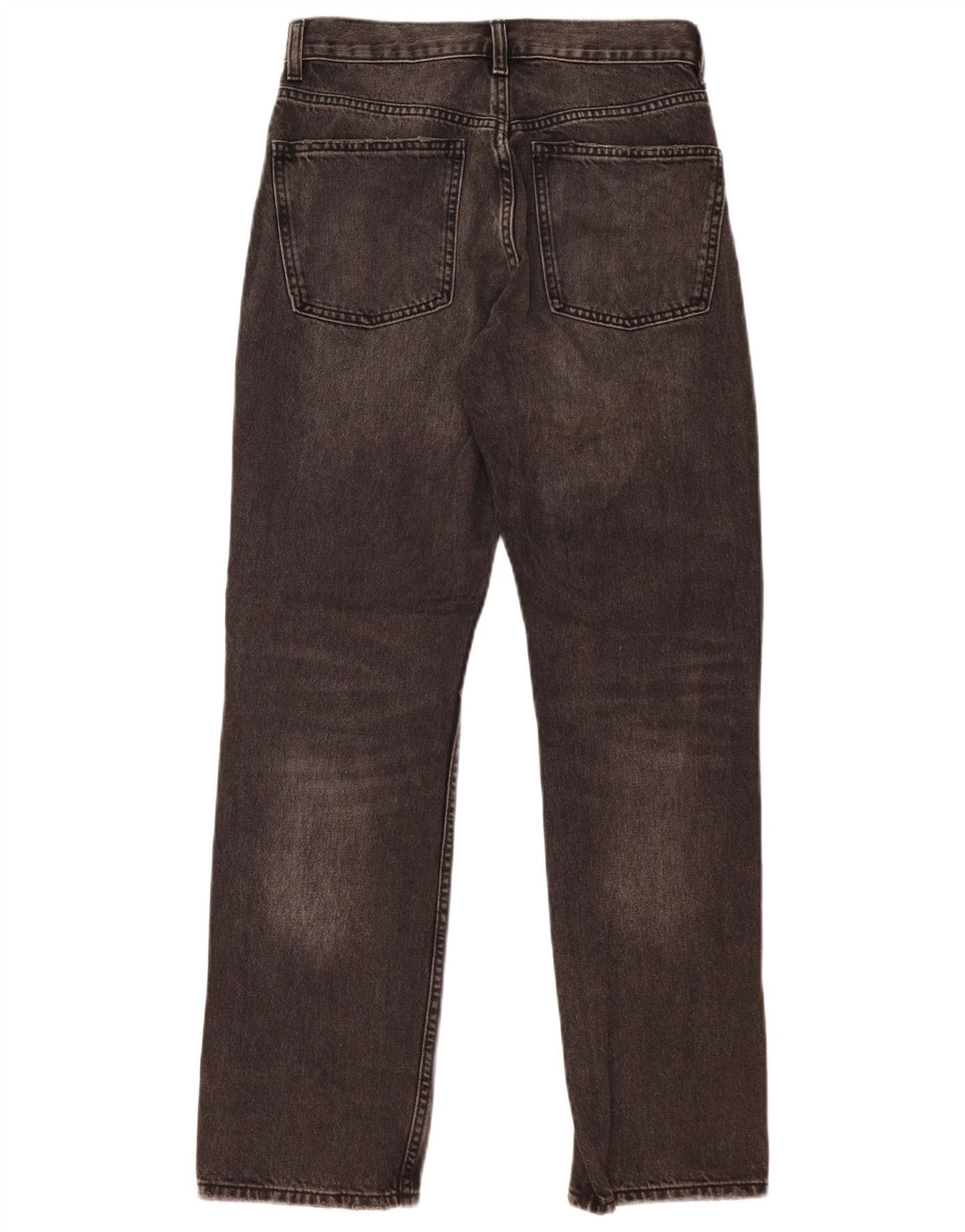 Zara Jean droit femme EU 38 petit W29 L30 coton gris