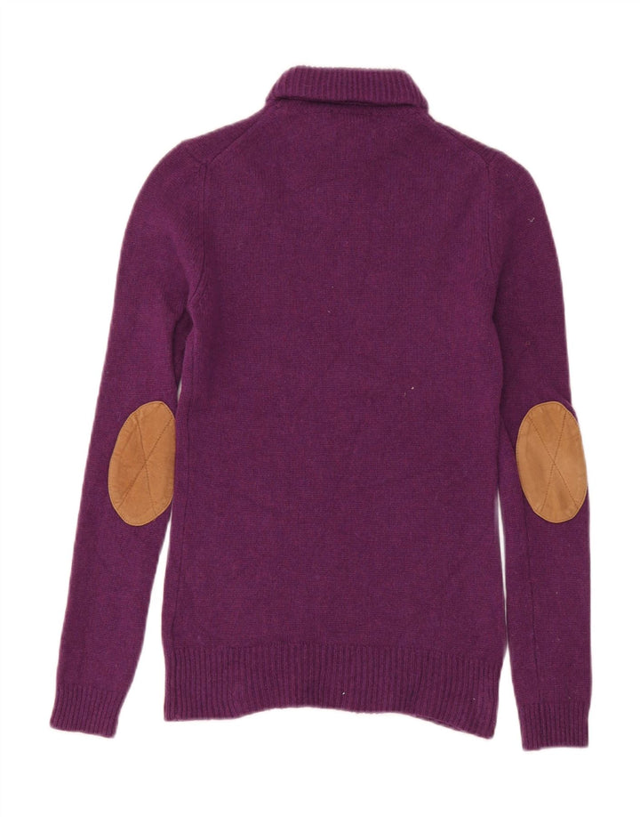 Massimo Dutti Pull col roulé pour femme UK 12 Violet moyen