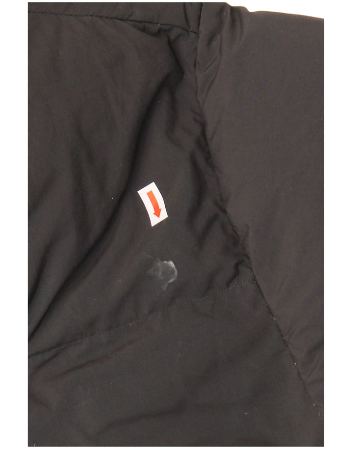 Adidas Manteau rembourré à capuche pour homme UK 38 Gris moyen Polyamide