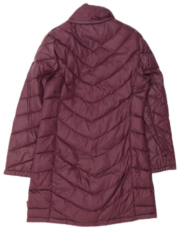 Calvin Klein Manteau rembourré pour femme UK 14 Nylon bordeaux moyen