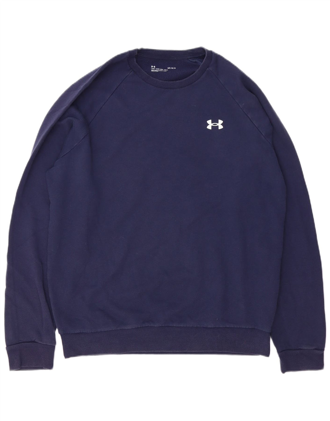 Under Armour Sweat-shirt pour homme en coton bleu marine Taille L