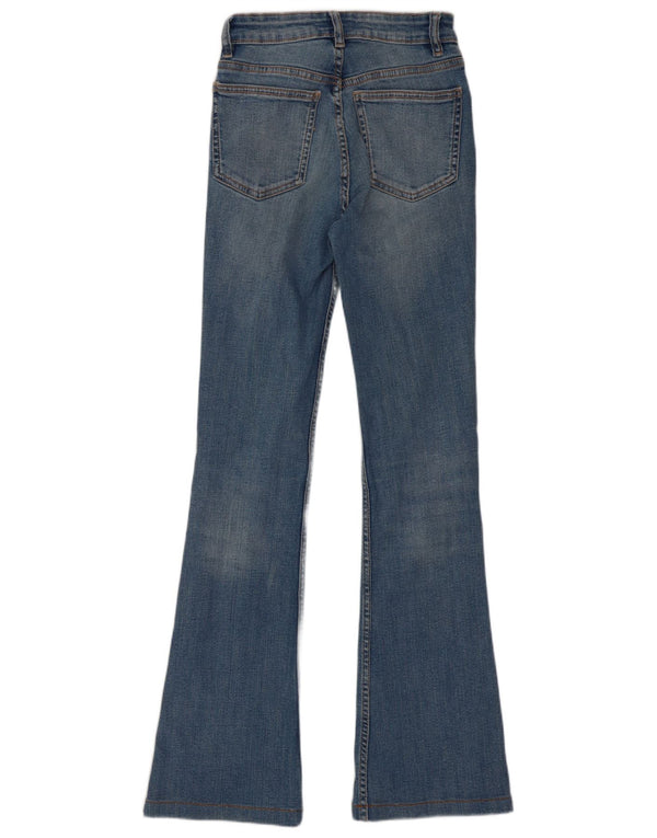 Zara Jean évasé pour femme EU 34 2XS W24 L30 Bleu