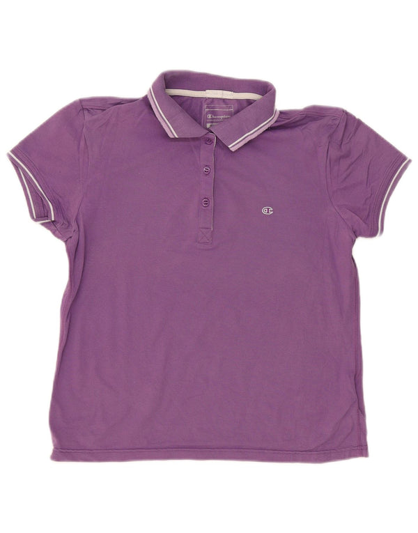 Champion Polo Heritage Fit pour femme UK 14 Large Violet