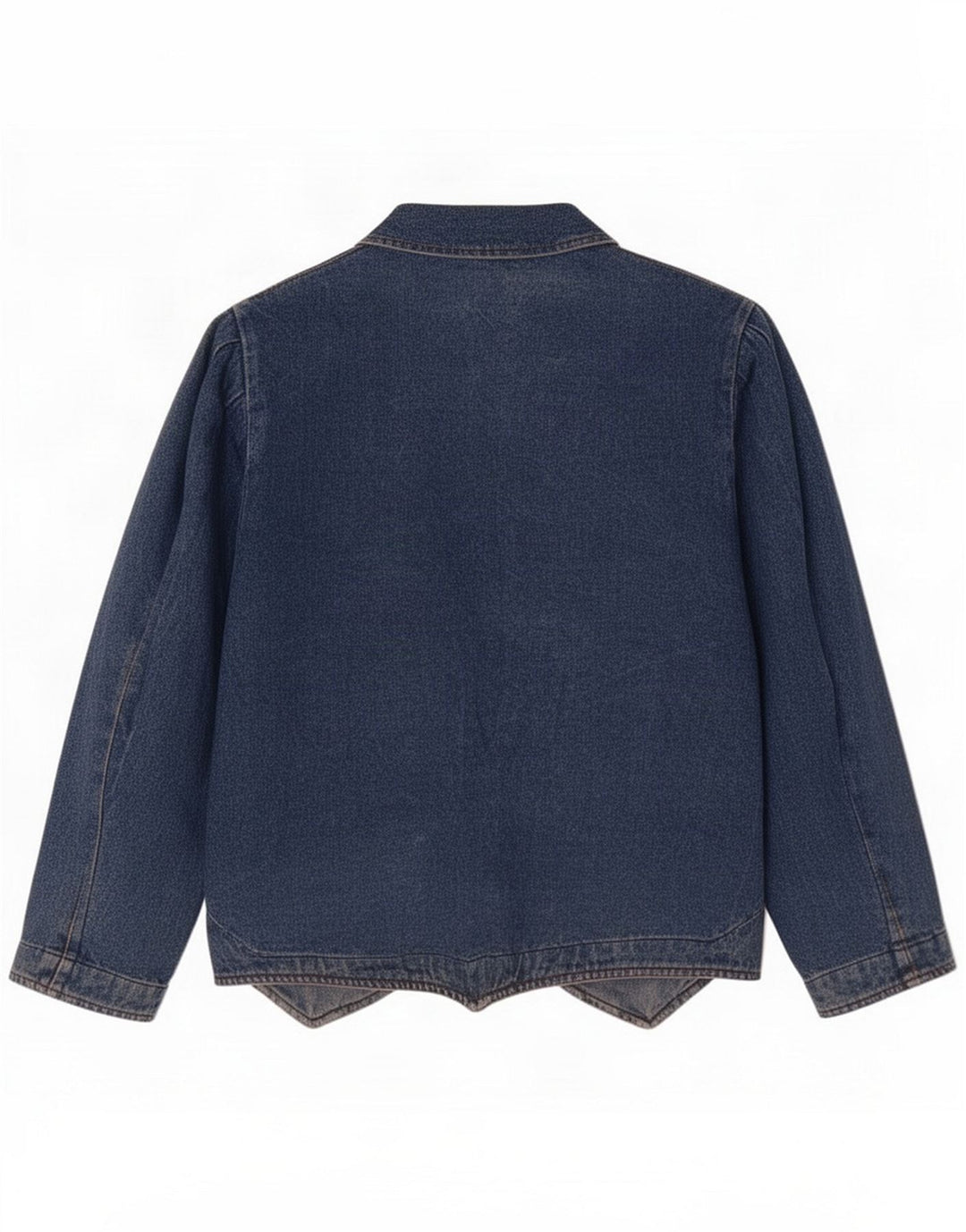 Vintage Womens Oversize 1 Button Denim Blazer Jacket IT 42 Medium Blue