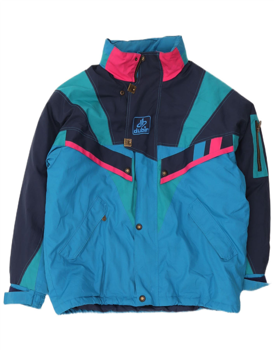 Dubin Veste de Ski Homme IT 54 2XL Bleu Colorblock Polyester