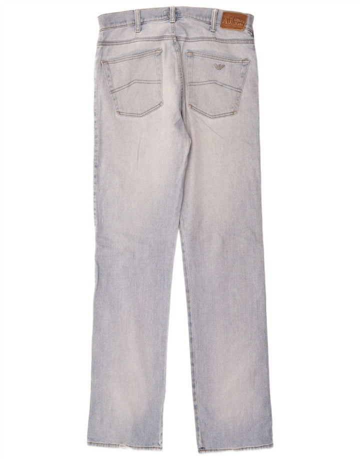 Armani Femme Jean Droit W34 L35 Bleu