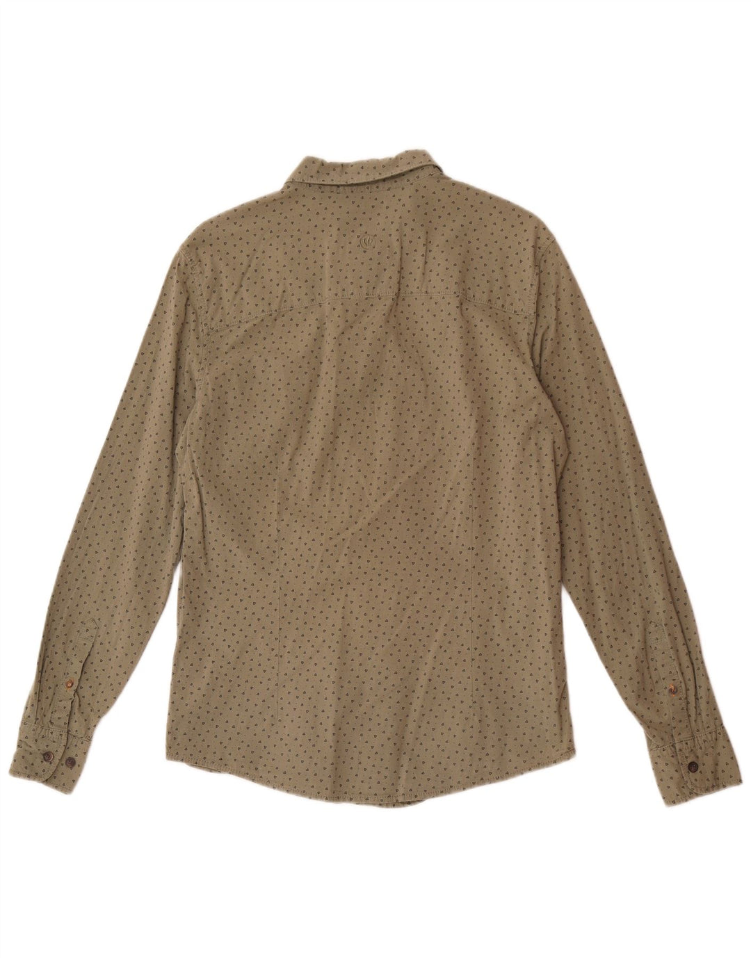 Chemise Slim Fit Homme Fat Face Coton Géométrique Vert Moyen