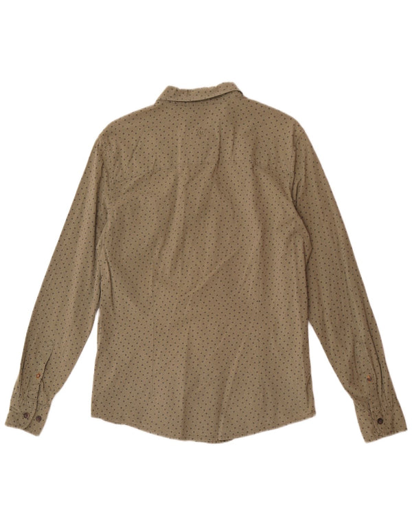 Chemise Slim Fit Homme Fat Face Coton Géométrique Vert Moyen