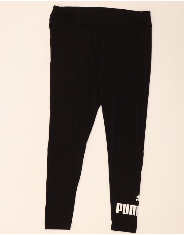 Puma Legging graphique pour femme UK 18 XL Noir Coton