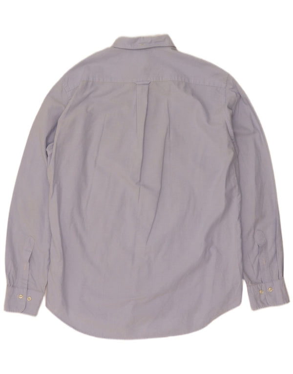 Gant Chemise Regular Fit Homme Taille 41/42 16 1/2 Large Bleu Coton