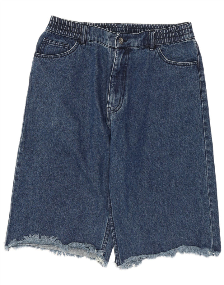 Cheap Monday Bermuda en Jean W29 Petit Bleu Marine en Coton pour Homme