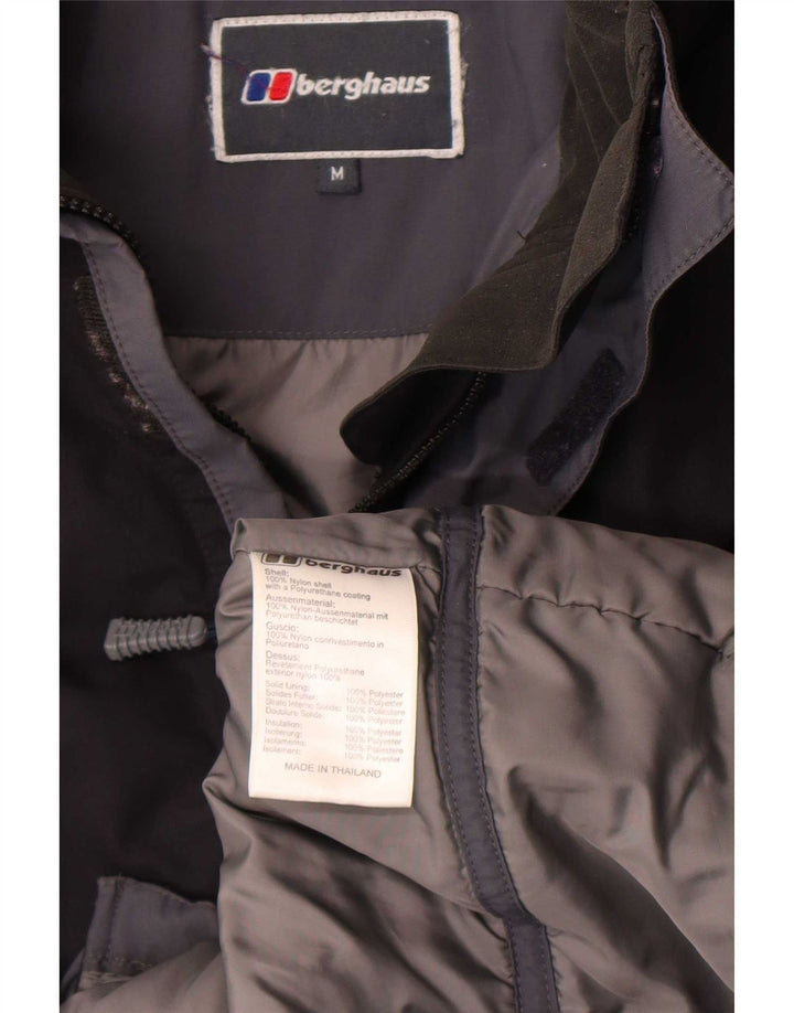 Berghaus Veste de pluie à capuche pour homme UK 38 Medium Black Nylon
