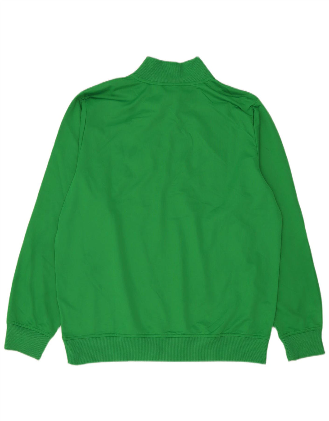 Umbro Sweat-shirt graphique à col zippé pour hommes, grand vert, polyester