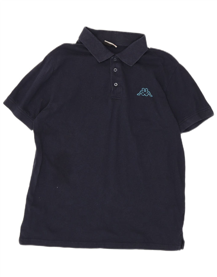 Kappa Polo Homme Bleu Marine Moyen Coton