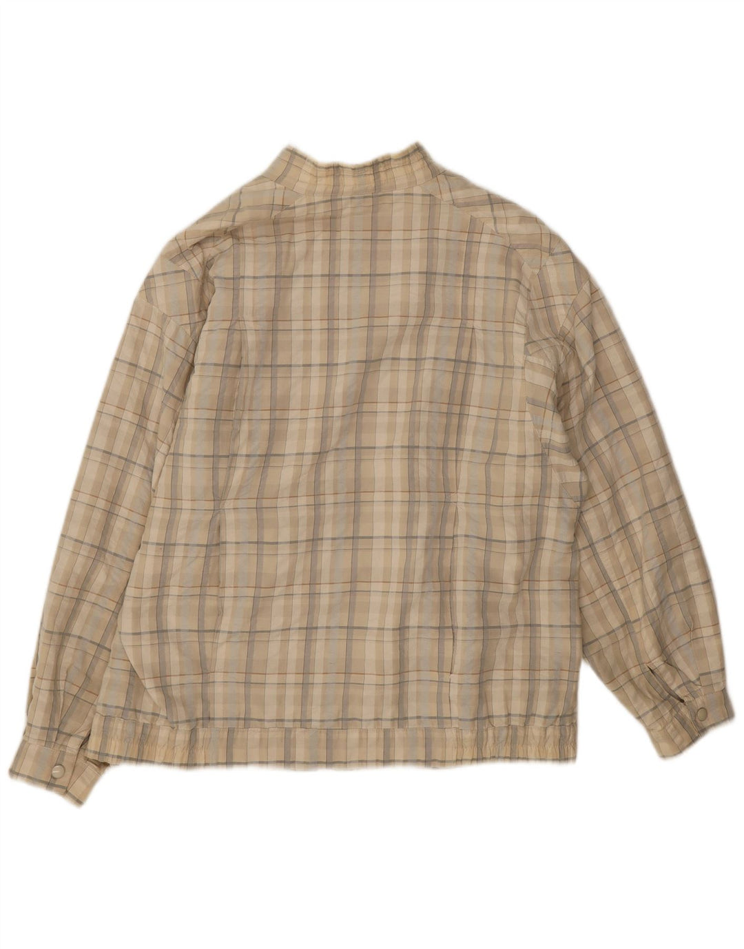 Wohrl Veste Bomber Femme UK 16 Grand Coton à Carreaux Beige