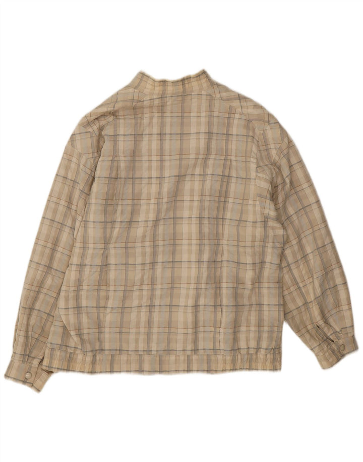 Wohrl Veste Bomber Femme UK 16 Grand Coton à Carreaux Beige