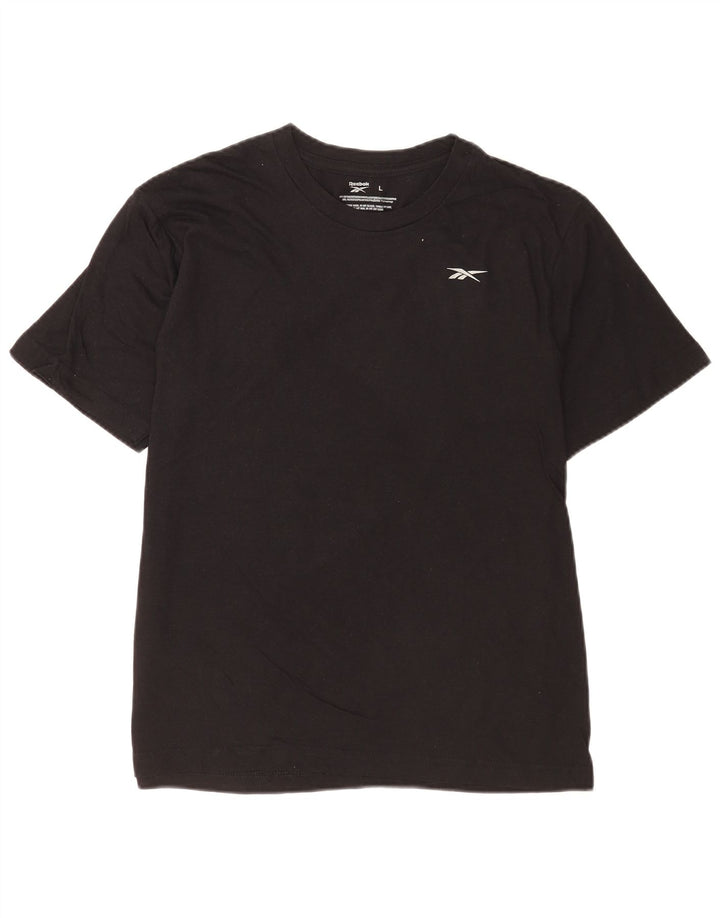 Reebok T-Shirt Homme Haut Large Noir Coton