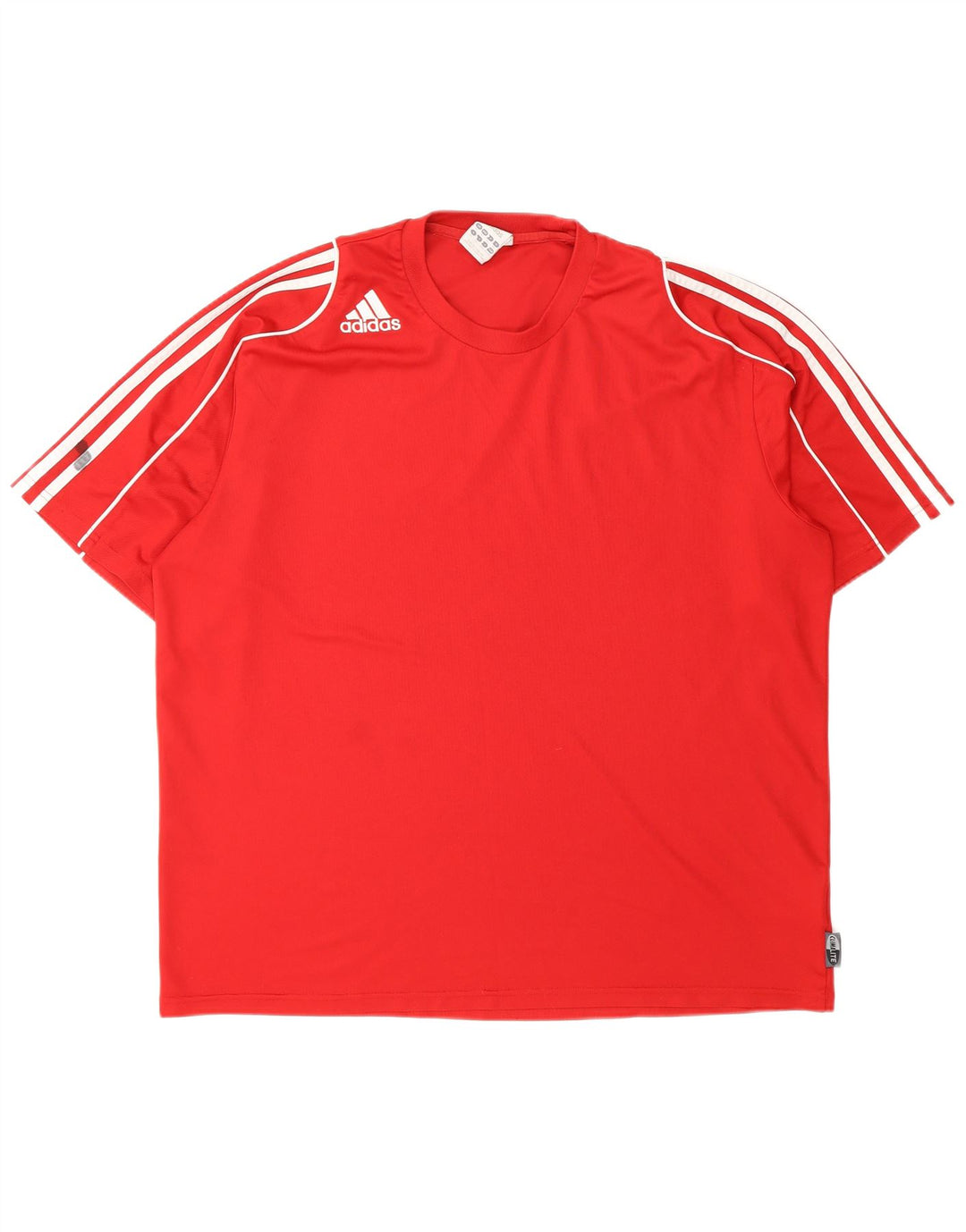 ADIDAS T-Shirt Climalite Graphic Homme XL Rouge Polyester