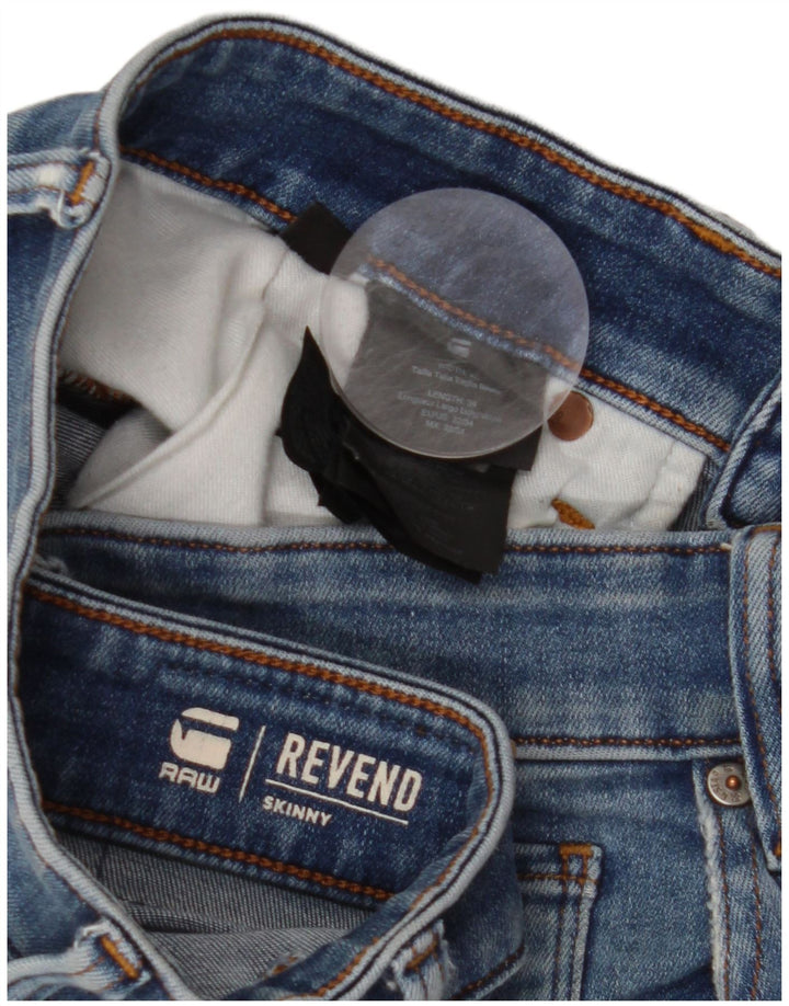 G-STAR Jean Revend Skinny W32 L34 Homme Bleu Coton