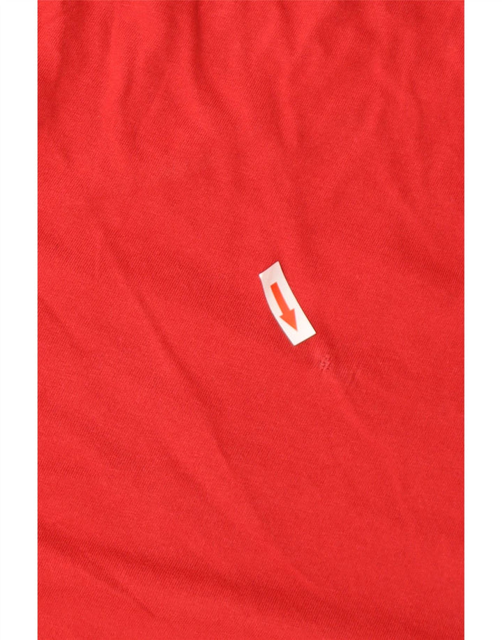 Timberland T-Shirt Graphique Homme Top XL Rouge Coton