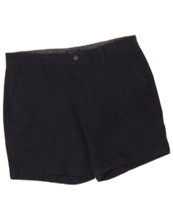 Nautica Short chino coupe classique pour homme W32 en coton bleu marine moyen