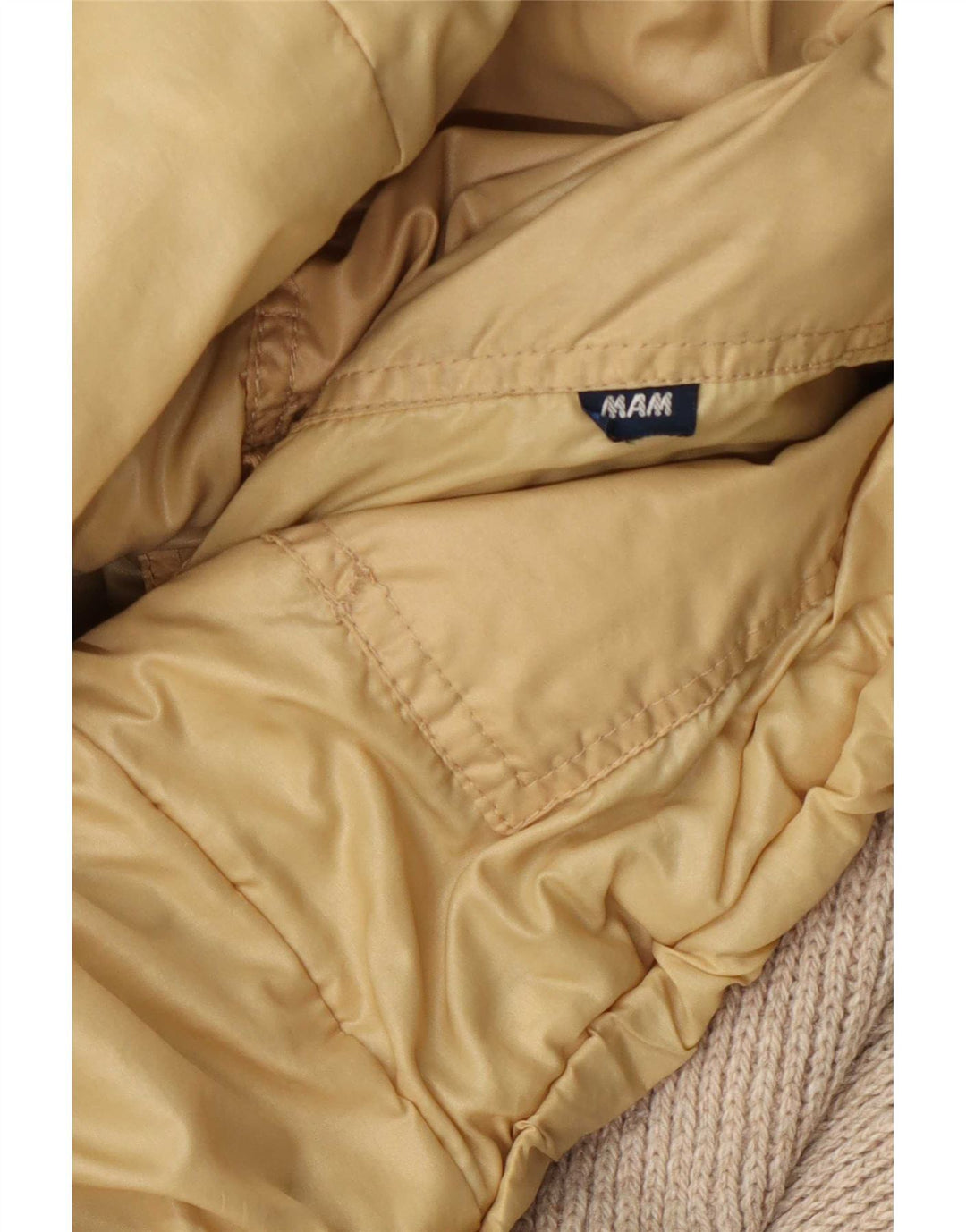 vintage Homme Réversible Bomber Jacket UK 36 Petit Beige
