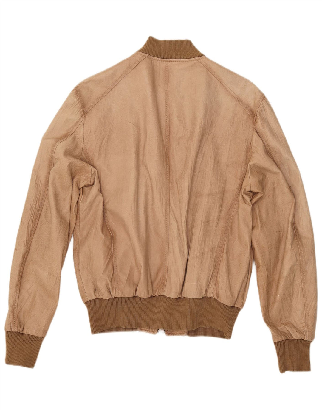 veste en cuir homme vintage IT 50 Grand Marron