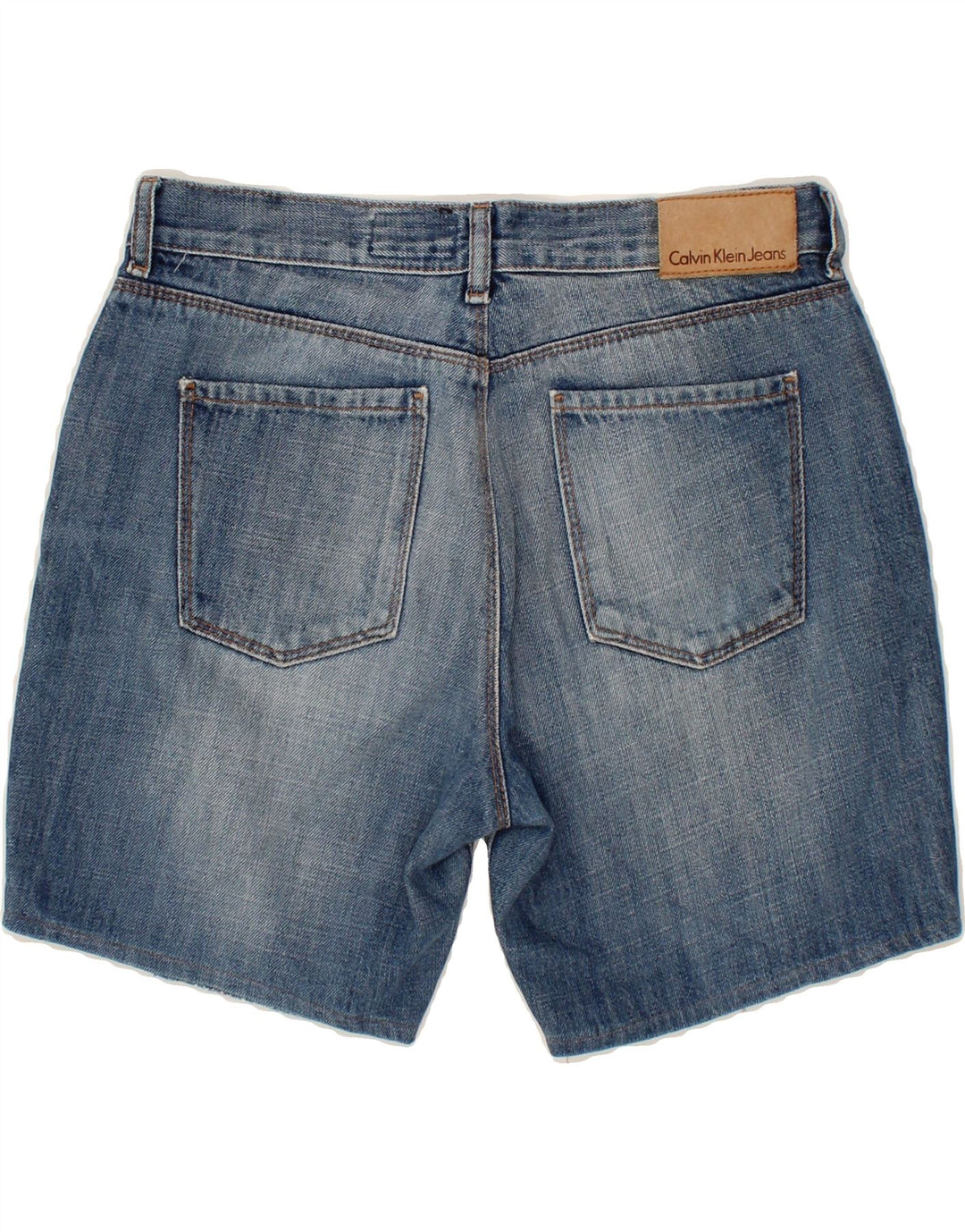 CALVIN KLEIN Womens Denim Shorts W29 Medium Blue Cotton Vintage Calvin Klein and Second-Hand Calvin Klein from Messina Hembry 