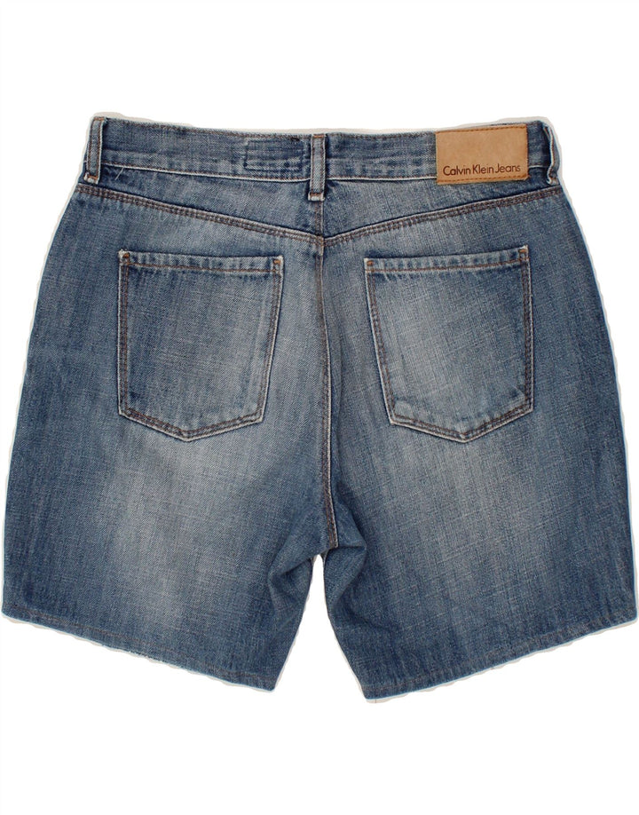 CALVIN KLEIN Womens Denim Shorts W29 Medium Blue Cotton Vintage Calvin Klein and Second-Hand Calvin Klein from Messina Hembry 