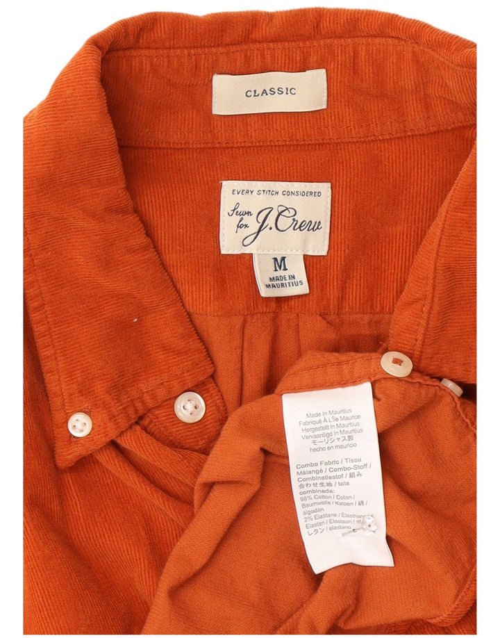 J. Crew Chemise Coupe Classique Homme Orange Moyen Coton