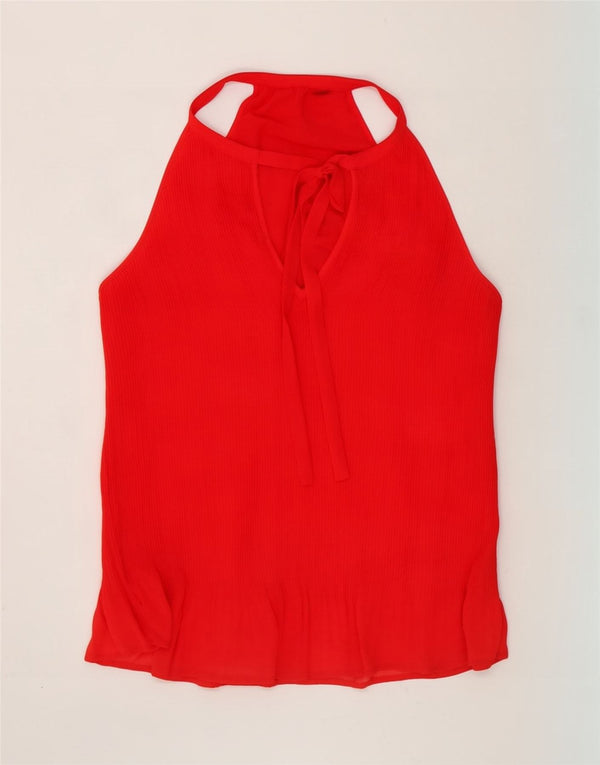 Zara Haut dos nu pour femme UK 12 Rouge moyen