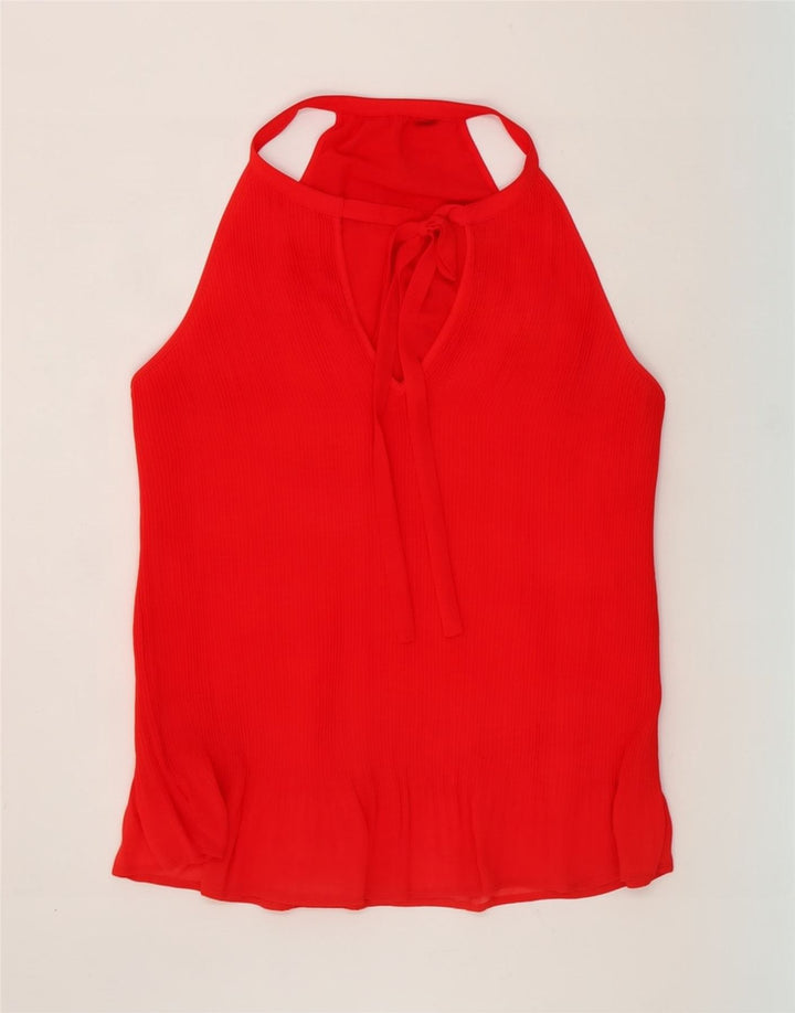 Zara Haut dos nu pour femme UK 12 Rouge moyen