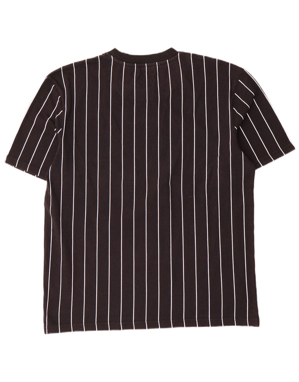 Karl Kani T-Shirt Homme Petit Haut Coton Rayé Noir