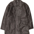 manteau en cuir homme vintage UK 44/46 XL cuir noir