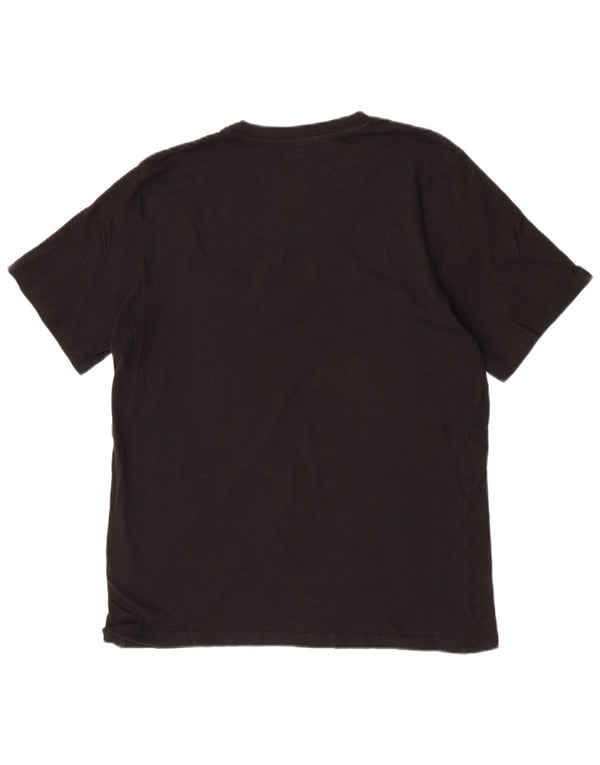 Jack & Jones T-shirt coupe slim pour homme en coton noir avec motif tête de mort