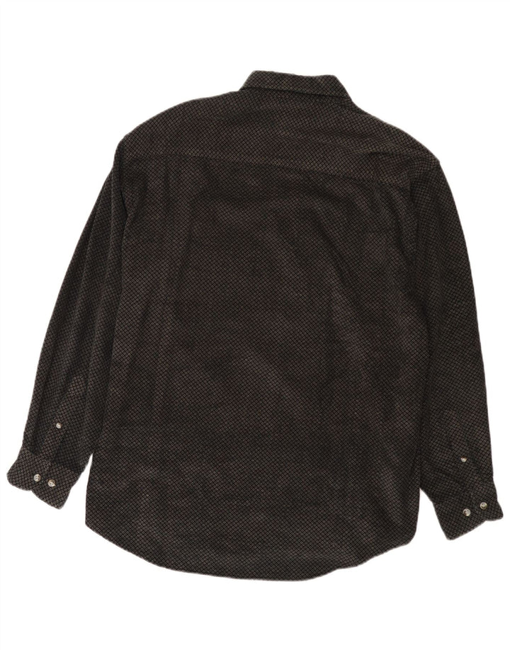 Chemise Homme Big Star Coton Géométrique Noir Moyen