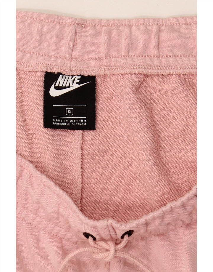 NIKE Short de sport pour femme UK 18 XL Coton rose
