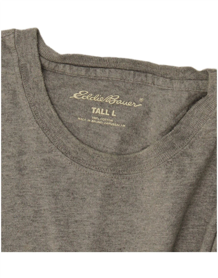 Eddie Bauer T-shirt haut pour homme en coton gris grand