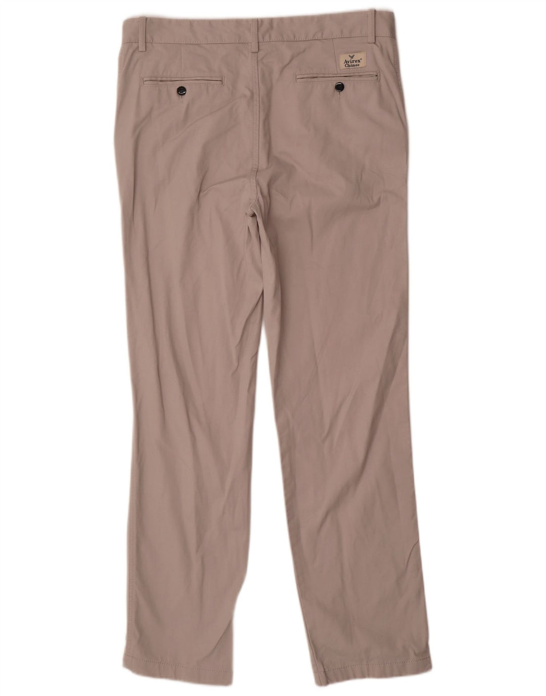 Avirex Pantalon Chino Droit Homme W34 L31 Gris