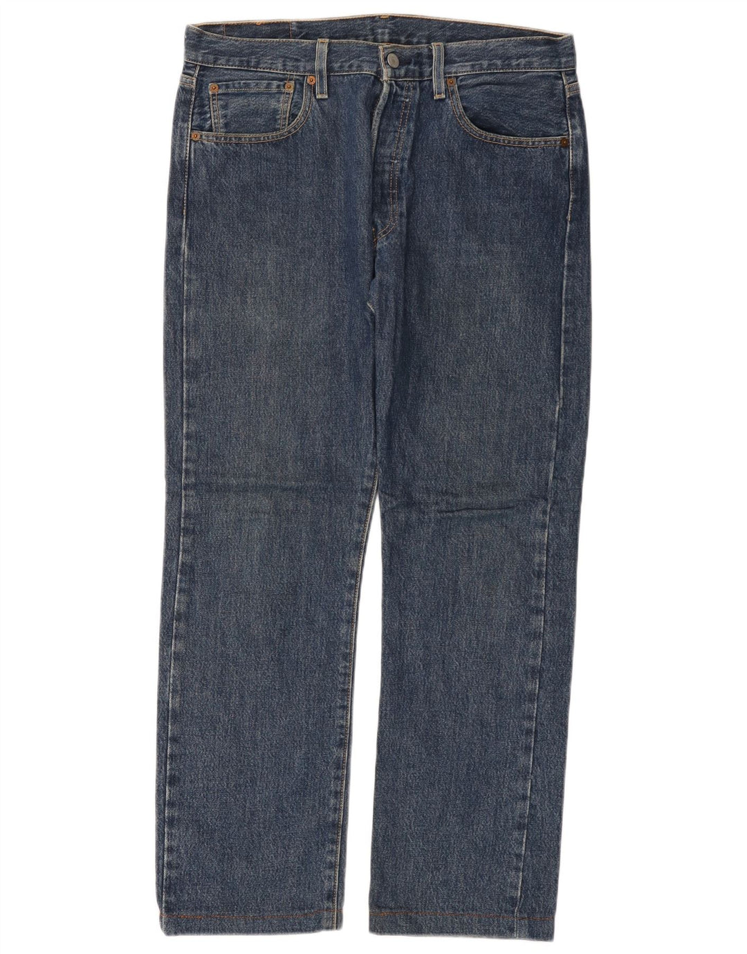 LEVI'S Jean Droit 501 Homme W32 L29 Bleu Coton