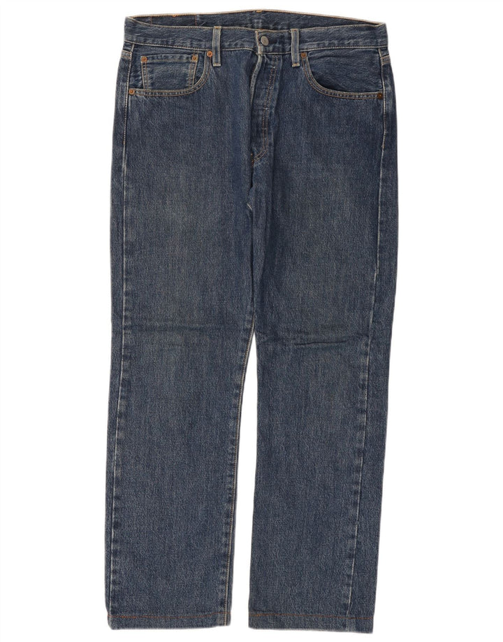 LEVI'S Jean Droit 501 Homme W32 L29 Bleu Coton