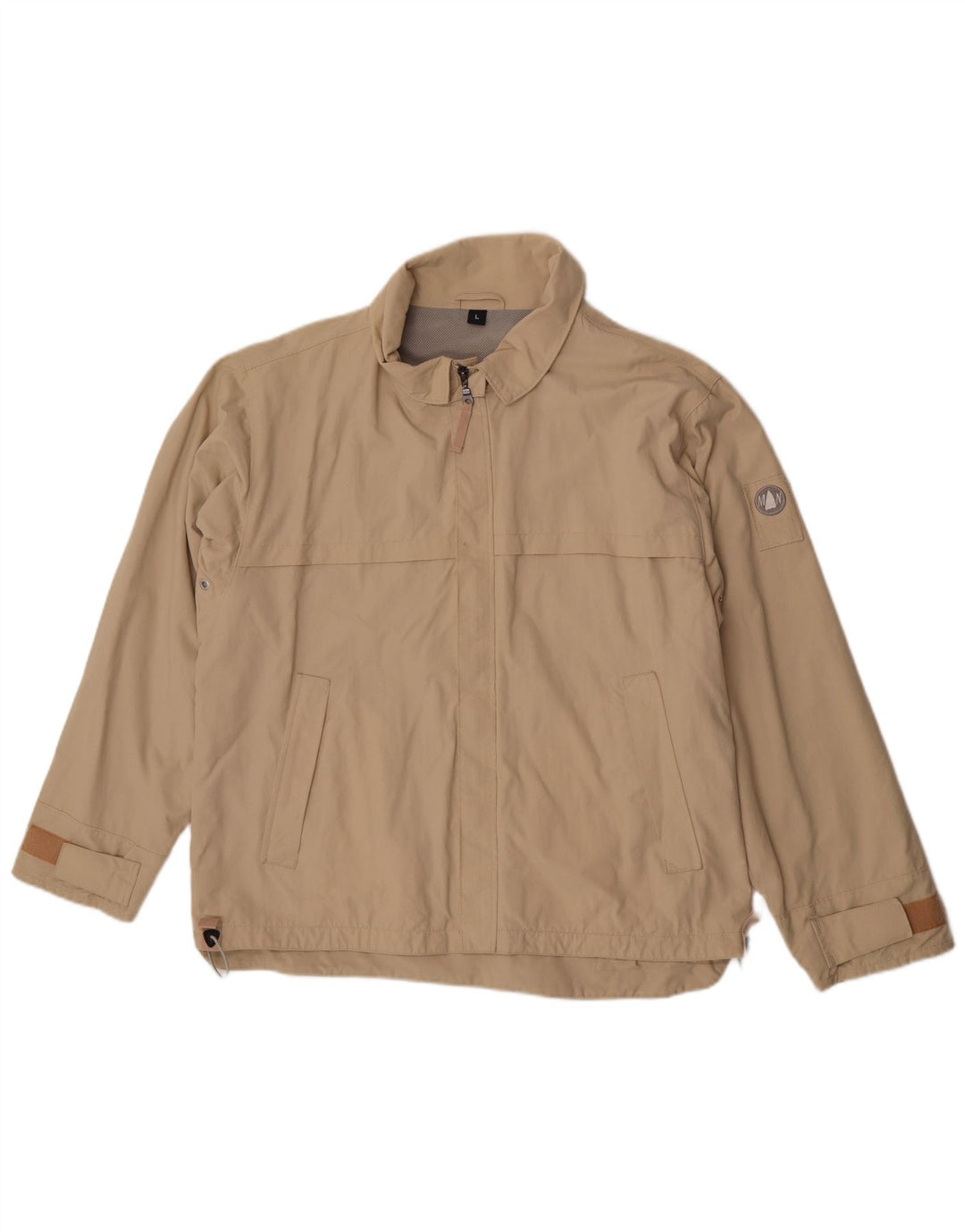 Murphy & Nye Veste Bomber Homme UK 40 Large Beige Nylon