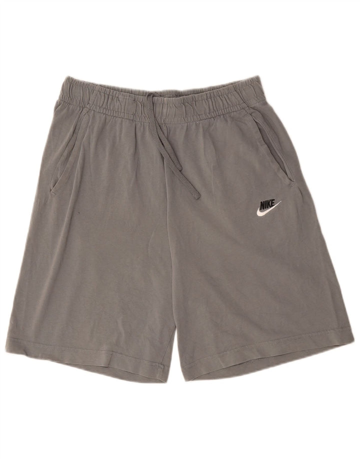 Nike Short de sport en coton gris moyen pour homme