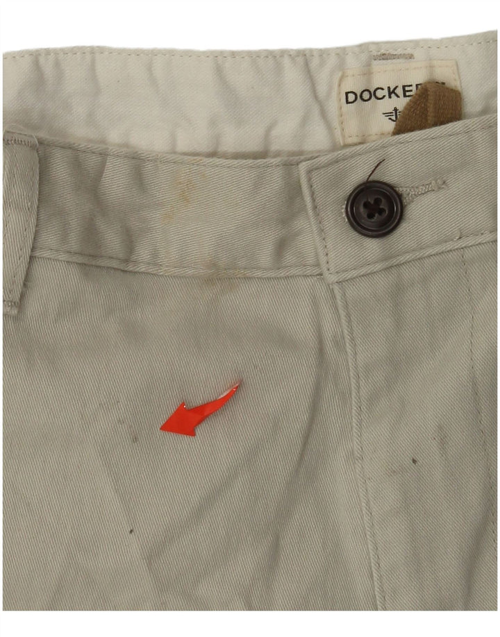 DOCKERS Short Cargo Homme W33 Coton Beige Moyen