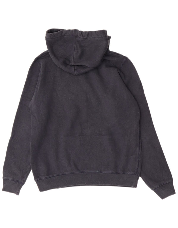 Jack Wills Pull à capuche graphique pour femme UK 12 Bleu marine moyen Coton